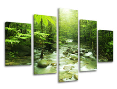 Wall painting TREES Discount 60 % 100X80 cm