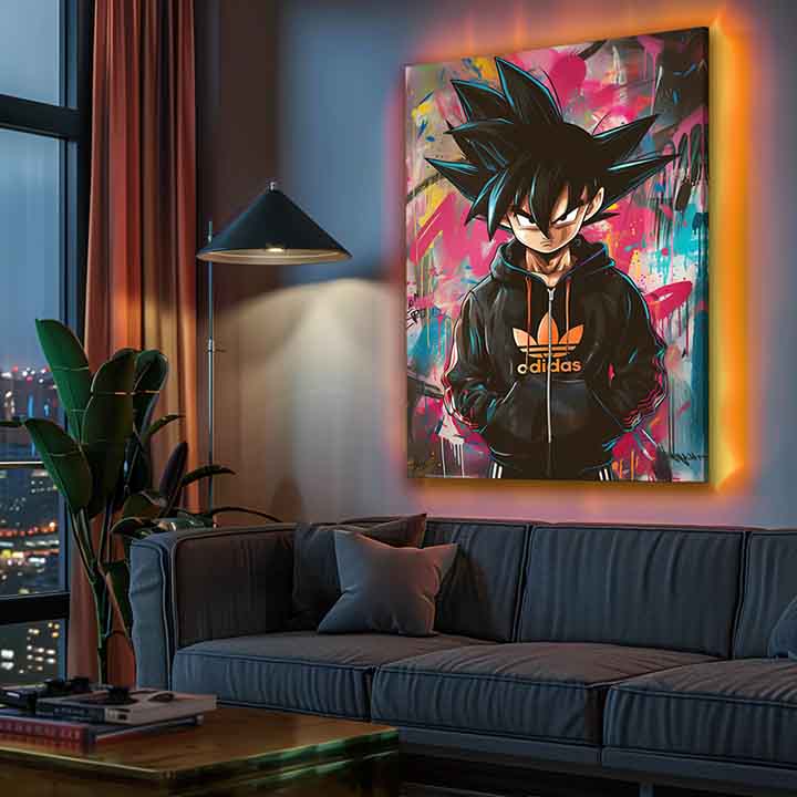 Εικόνα SAIYAN: Πολεμιστής της δύναμης | Ιταλικός καμβάς