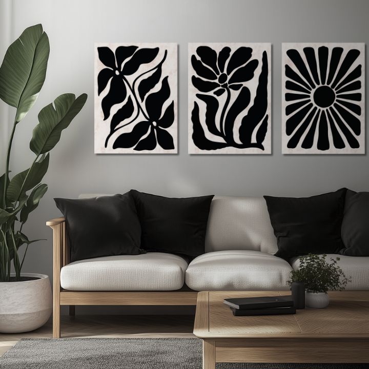 Η εικόνα στον καμβά - Palm morning