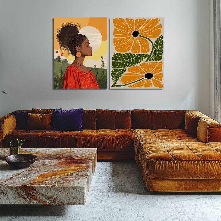 Η εικόνα στον καμβά - Song of the poppy field