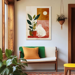 Η εικόνα στον καμβά - Cat zen