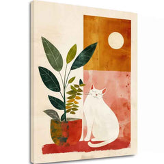 Η εικόνα στον καμβά - Cat zen