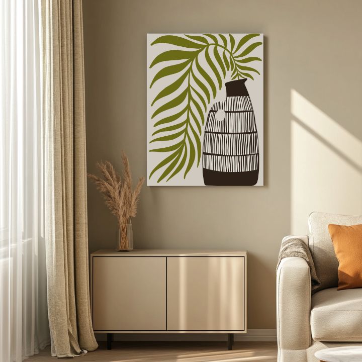 Η εικόνα στον καμβά - Φοίνικας και στάμνα