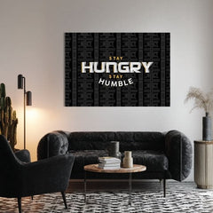 Η εικόνα στον καμβά Stay Hungry, Stay Humble - Motivation Quote - εικόνα 3