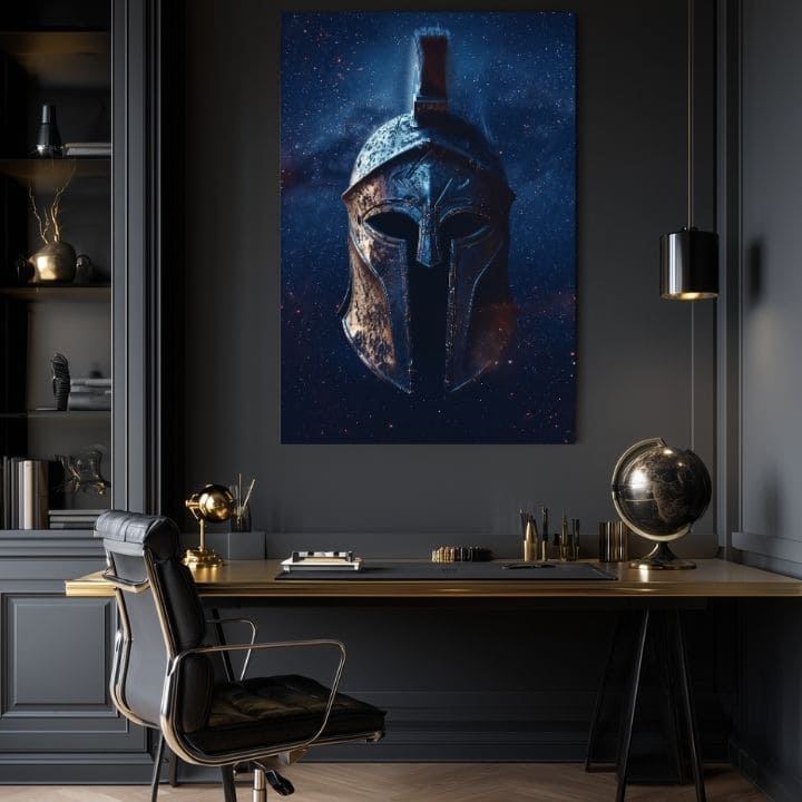 Η εικόνα στον καμβά SPARTAN WARRIOR - Σύμβολο του θάρρους - εικόνα 3