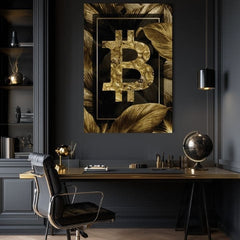 Η εικόνα στον καμβά Golden BITCOIN - Modern Cryptomotive - εικόνα 3