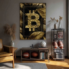 Η εικόνα στον καμβά Golden BITCOIN - Modern Cryptomotive - εικόνα 5