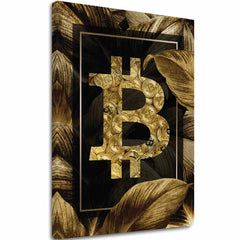 Η εικόνα στον καμβά Golden BITCOIN - Modern Cryptomotive - εικόνα 2