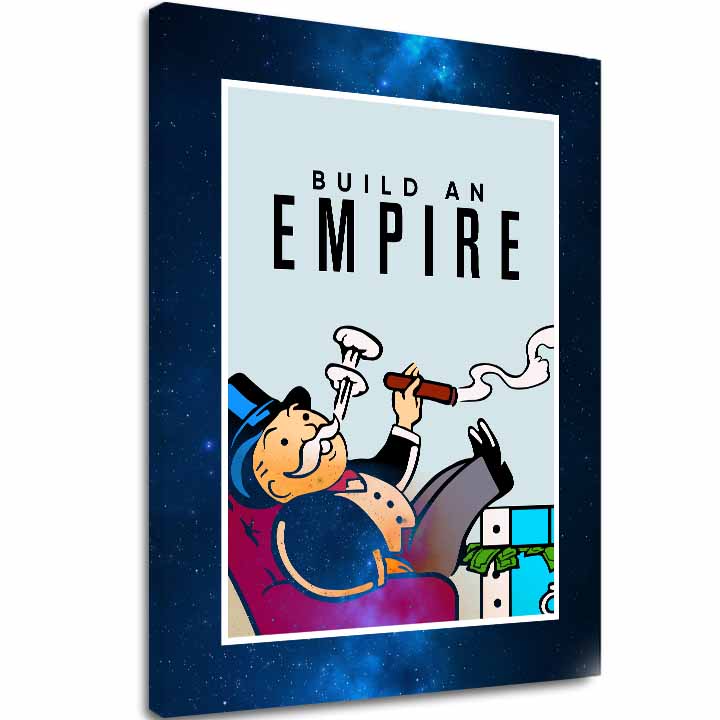 Εικόνα σε καμβά BUILD AN EMPIRE - Business Quote - εικόνα 2