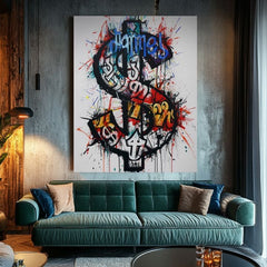 Εικόνα DOLLAR GRAFFITI | Ιταλικός καμβάς | διαφορετικές διαστάσεις