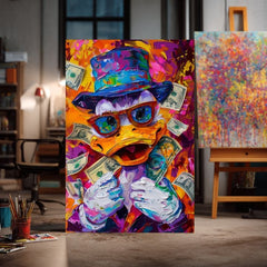 Εικόνα MONEY DUCK | Ιταλικός καμβάς