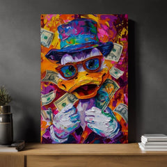 Εικόνα MONEY DUCK | Ιταλικός καμβάς - εικόνα 4