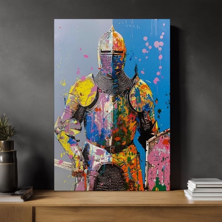 Εικόνα GRAFFITI KNIGHT | Ιταλικός καμβάς