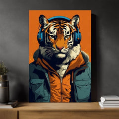 Εικόνα TIGER VIBES | Ιταλικός καμβάς