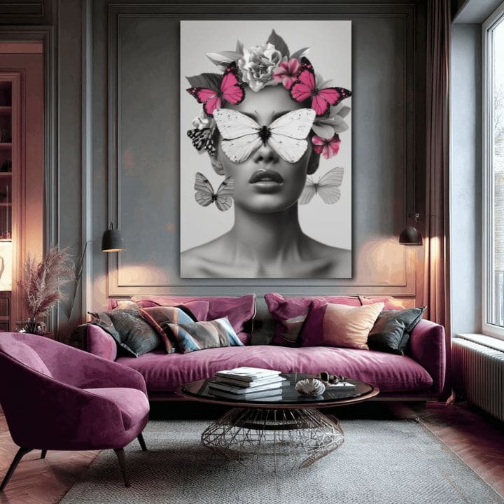 Εικόνα BUTTERFLY VISION | Ιταλικός καμβάς