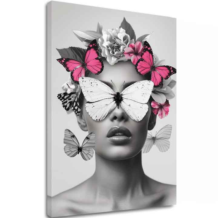 Εικόνα BUTTERFLY VISION | Ιταλικός καμβάς - εικόνα 2
