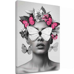 Εικόνα BUTTERFLY VISION | Ιταλικός καμβάς - εικόνα 2