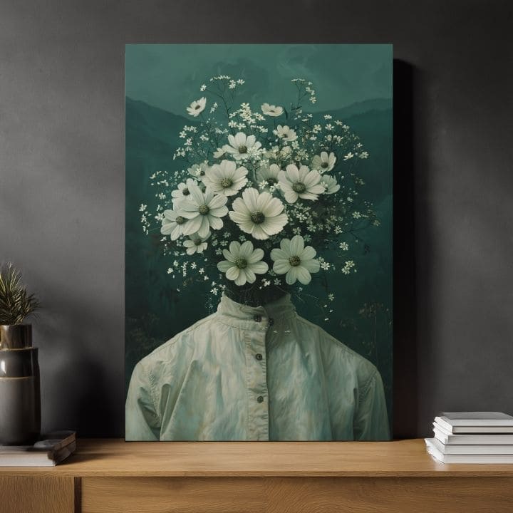 Εικόνα FLOWER HEAD | Ιταλικός καμβάς