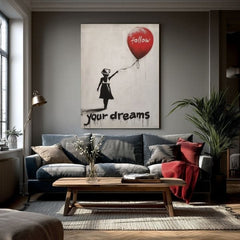 Εικόνα FOLLOW YOUR DREAMS | Ιταλικός καμβάς