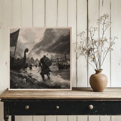 Η εικόνα στο ξύλο - Άφιξη των Βίκινγκς