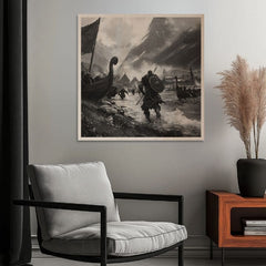 Η εικόνα στο ξύλο - Άφιξη των Βίκινγκς