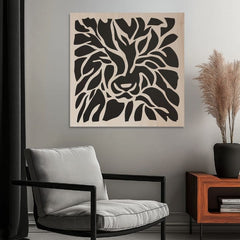 Ξύλινη ζωγραφική Aslan - Βασιλιάς των Βόρειων Δασών