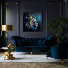 Διακοσμητική ζωγραφική σε καμβά - PREMIUM ART - Lion's Strength and Grace - εικόνα 4