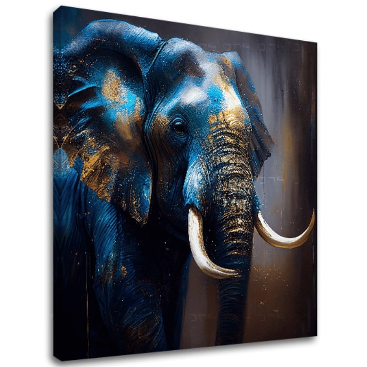 Διακοσμητική ζωγραφική σε καμβά - PREMIUM ART - Graceful Giant of Savannah - εικόνα 2