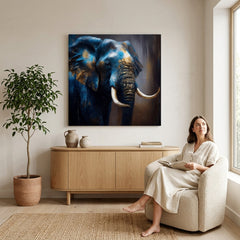 Διακοσμητική ζωγραφική σε καμβά - PREMIUM ART - Graceful Giant of Savannah - εικόνα 5
