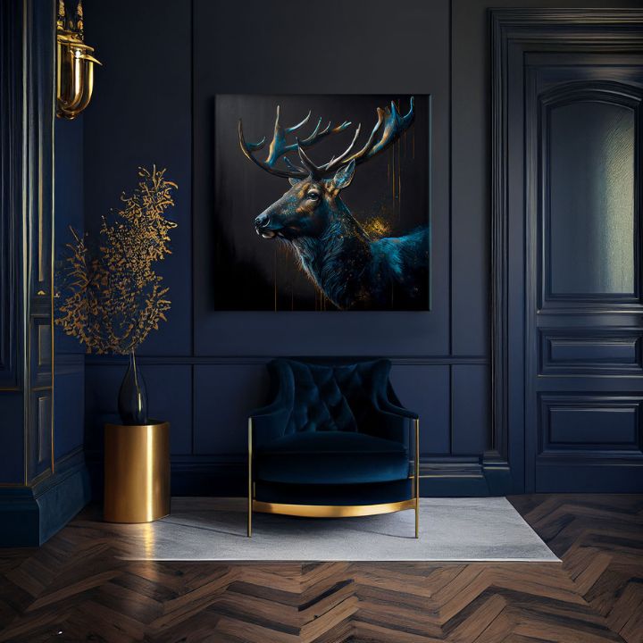 Διακοσμητική ζωγραφική σε καμβά - PREMIUM ART - Peaceful Forest Guardian