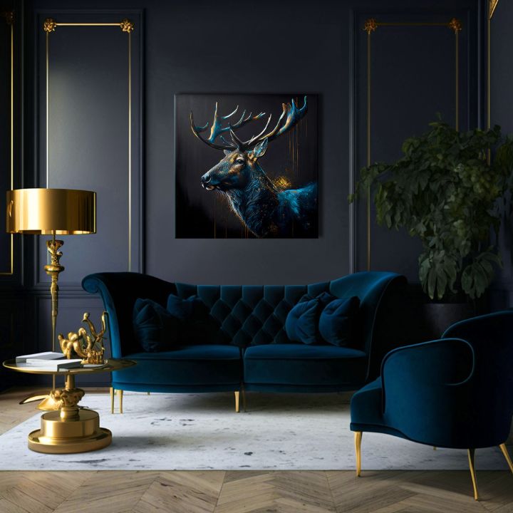 Διακοσμητική ζωγραφική σε καμβά - PREMIUM ART - Peaceful Forest Guardian