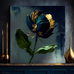 Μοντέρνοι πίνακες ζωγραφικής σε καμβά - GARDEN'S VIBRANT HEARTBEAT Έκπτωση 30% 80X80 cm