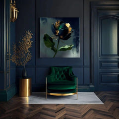 Μοντέρνοι πίνακες ζωγραφικής σε καμβά - GARDEN'S VIBRANT HEARTBEAT Έκπτωση 30% 80X80 cm