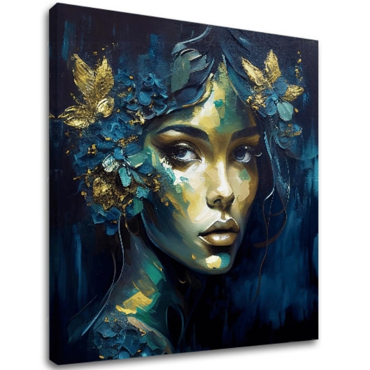 Μοντέρνοι πίνακες ζωγραφικής σε καμβά - Feminine Grace in Motion - εικόνα 2