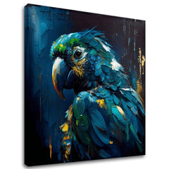 Διακοσμητική ζωγραφική σε καμβά - PREMIUM ART - Rainbow Feathers in Flight - εικόνα 2