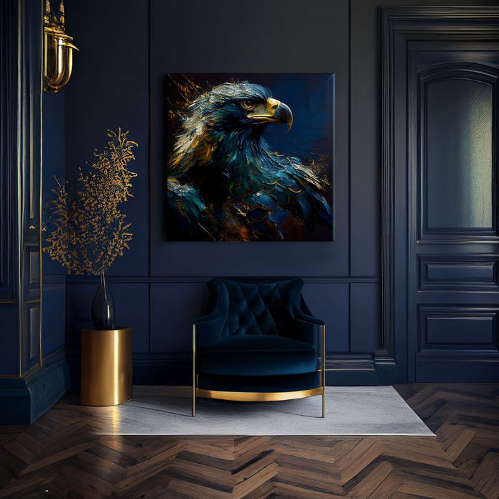 Διακοσμητική ζωγραφική σε καμβά - PREMIUM ART - Wilderness's Fearless Hunter
