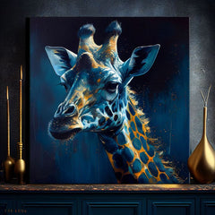 Διακοσμητική ζωγραφική σε καμβά - PREMIUM ART - Towering Majesty of Giraffe