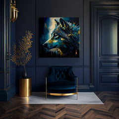 Διακοσμητική ζωγραφική σε καμβά - PREMIUM ART - Wilderness in Wolf Eyes - εικόνα 3