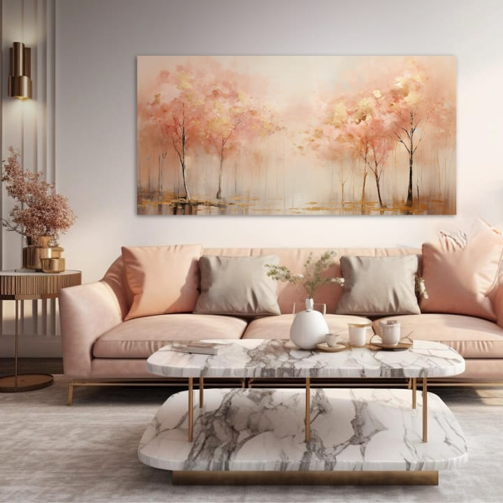 Δομημένη ζωγραφική Περίπατος μέσα στην ήρεμη φύση - PREMIUM ART | διαφορετικές διαστάσεις