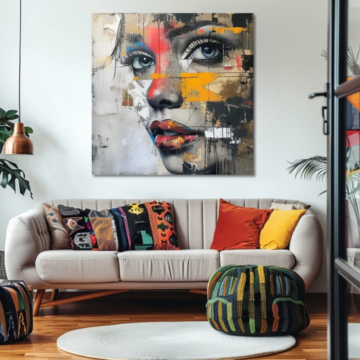 Κομψή εικόνα μιας γυναίκας Επίσκεψη από το μέλλον