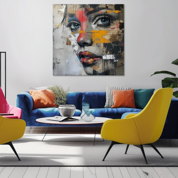 Κομψή εικόνα μιας γυναίκας Επίσκεψη από το μέλλον