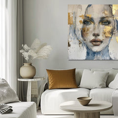 Κομψή εικόνα μιας γυναίκας Διεισδυτικό βλέμμα