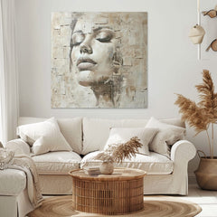 Κομψή εικόνα μιας γυναίκας Θεάς της Ειρήνης