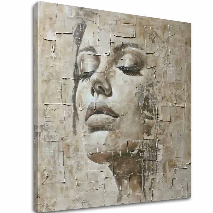 Κομψή εικόνα μιας γυναίκας Θεάς της Ειρήνης