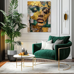 Κομψή εικόνα μιας γυναίκας Emerald όνειρο