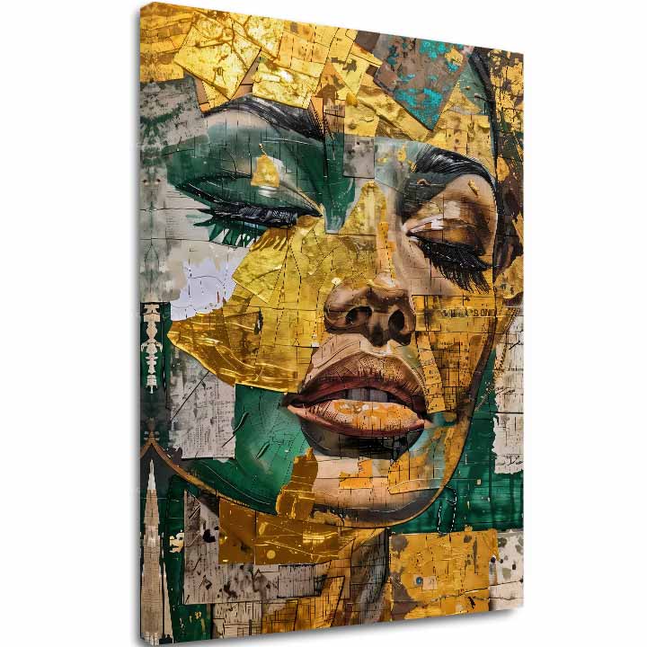 Κομψή εικόνα μιας γυναίκας Emerald όνειρο