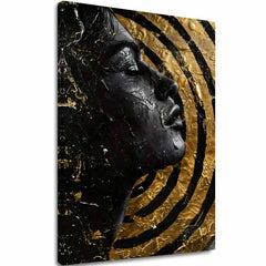 Κομψή εικόνα μιας γυναίκας Μυστήριο της νύχτας