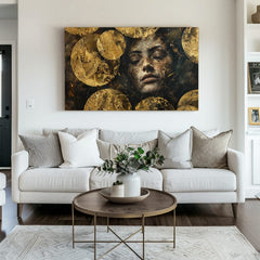 Κομψή εικόνα μιας γυναίκας Υποβρύχια