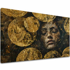 Κομψή εικόνα μιας γυναίκας Υποβρύχια