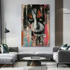 Εικόνα KISS - Χάος στη σκηνή | 100% πρωτότυπο ακρυλικό ζωγραφισμένο